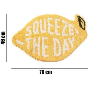 18"x30" Lemon Bathroom Mat Bath Rug Kitchen Carpet Lime Non-Slip Squeeze The Day